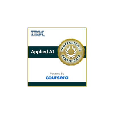 IBM Applied AI Professional Certificate